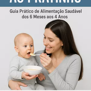Imagem de capa para o Ebook DA PAPINHA AO PRATINHO GUIA PRÁTICO DE ALIMENTAÇÃO SAUDÁVEL DOS 6 MESES AOS 4 ANOS