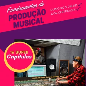 Imagem de Fundamentos da Produção Musical criado por GRAVOBEM na hotmart