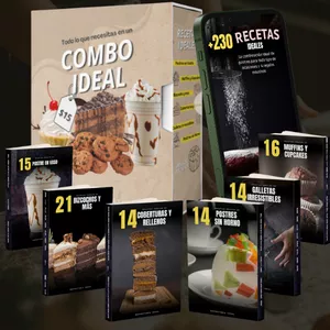 Imagen de portada para Curso online  Combo Ideal: +230 Recetas de postres para toda ocasión