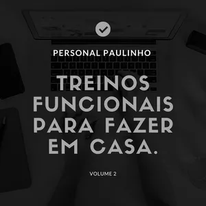 Imagem de capa para o Ebook Planilha de Treinos Funcionais para fazer em casa VOLUME 2