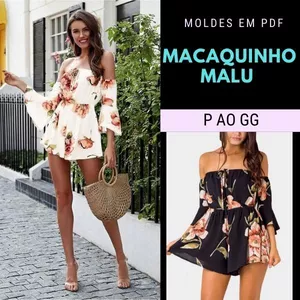 Imagem de capa para o Ebook Molde Macaquinho Malu