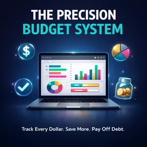 Imagen de portada para Ebook The Precision Budget System - tracks every dollar of your paycheck automatically - so you can save more, pay off debt faster, and actually enjoy your money.