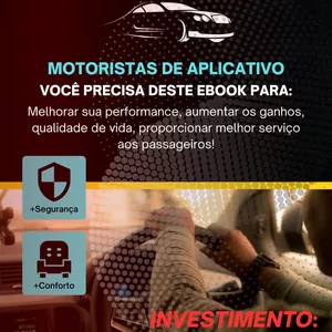 Imagem de capa para o Ebook Eficiência para os Motoristas de Aplicativos