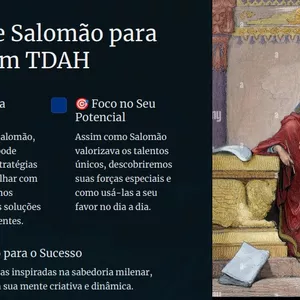 Imagem de capa para o Ebook Poder de Salomão para Quem Tem TDAH