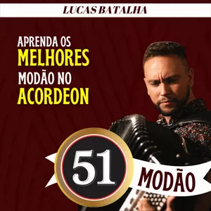 Apostila 51 MODÃO na Sanfona por Lucas Batalha Sanfoneiro