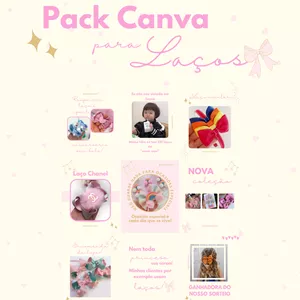 Imagem do curso Pack Canva para Laços