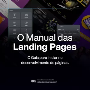 Imagem de capa para o Ebook Manual das Landing Pages 1.0