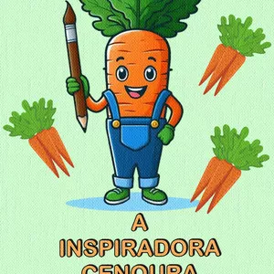 Imagem de capa para o Ebook A INSPIRADORA CENOURA ARTISTA