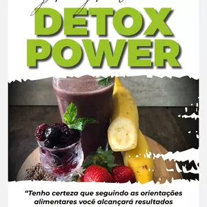 Imagem de capa para o Ebook Programa Detox Power  Nutri Taynara Laurentino 