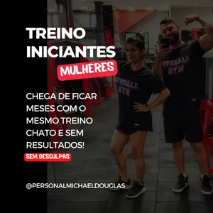 Imagem de capa para o Ebook Planilhas de treino iniciantes (Mulheres)