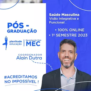 Imagem de capa para o Curso online Saúde Masculina - Visão integrativa e funcional
