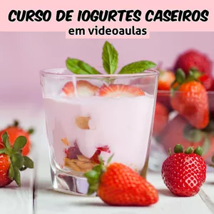 Imagem de capa para o Curso online CURSO DE IOGURTES CASEIROS - curso em videoaulas 