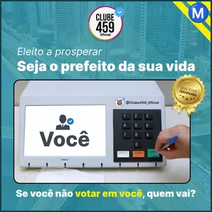 Imagem de capa para o Ebook Eleito pra prosperar- Seja o prefeito da sua vida.