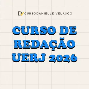Imagem de capa para o Curso online Curso de Redação UERJ 2026