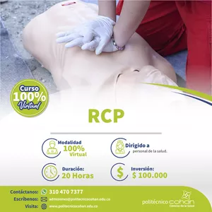 Imagen de portada para Curso online Certificación en RCP - Básico 100% virtual 