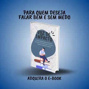 Imagem de capa para o Ebook Voz de Impacto: Oratória que Impressiona