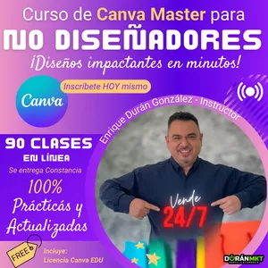 Imagen de portada para Curso online CANVA PARA NO DISEÑADORES