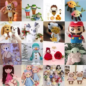 Imagen de portada para Ebook 10.000 Patrones Amigurumis Crochet en Español