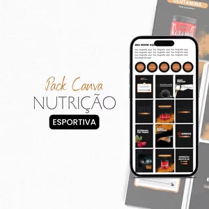 Pack Canva Nutrição Esportiva