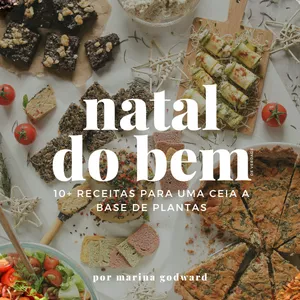 Imagem de capa para o Ebook NATAL DO BEM | 15 Receitas para uma ceia a base de plantas