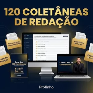Imagem de capa para o Ebook 🟢 120 Coletâneas de Redação Enem para Professores