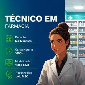 Imagem do curso Curso Técnico em Farmácia