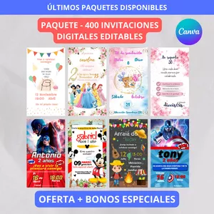 Imagen de portada para Curso online Paquete - Invitaciones editables Rentables