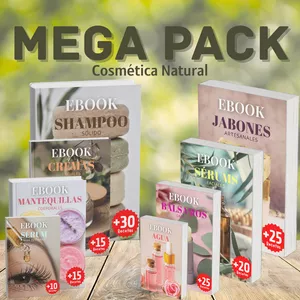 Imagen de portada para Curso online MEGA PACK COSMÉTICA NATURAL