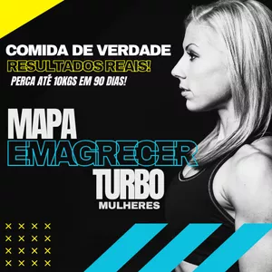 Imagem de capa para o Ebook Mapa Emagrecer Turbo Para Mulheres