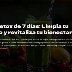 Imagen de portada para Curso online "Renovación Total: Detox de 7 Días para tu Bienestar"