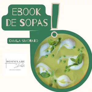 Imagem de capa para o Ebook Sopas Desinflame