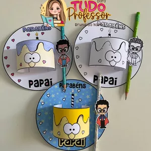 Imagem de capa para o Ebook CARTÃO DIA DOS PAIS