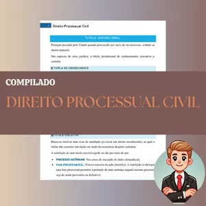 Imagem de capa para o Ebook COMPILADO: Direito Processual Civil!