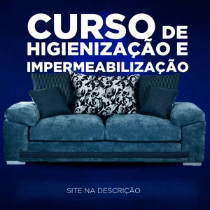 Curso Curso de Higienização e Impermeabilização de Estofados 