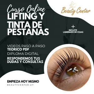 Imagen de portada para Curso online CURSO DE LIFTING Y TINTA DE PESTAÑAS + LAMINADO DE CEJAS