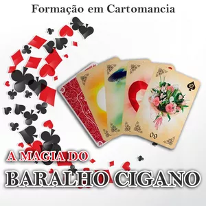 Imagem de capa para o Curso online A MAGIA DO BARALHO CIGANO - Formação em Cartomancia