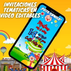 Imagen de portada para Ebook Invitaciones Animadas Editables