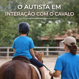 Imagem de capa para o Ebook O autista em interação com o cavalo