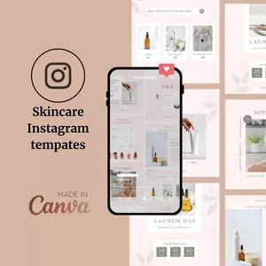 Imagen de portada para Ebook Plantillas Editables Canva - Skincare