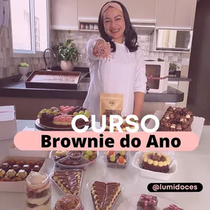 Imagem de capa para o Curso online Curso Brownie do Ano