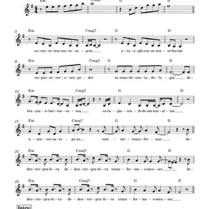 Imagem de capa para o Ebook De Dentro pra Fora - Julia Vitória - Cifra - melodia - letra