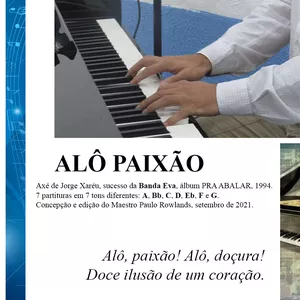 Imagem de capa para o Ebook PARTITURA de ALÔ PAIXÃO