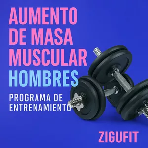 Imagen de portada para Ebook Programa de Entrenamiento para Aumento de Masa Muscular (Hombres)
