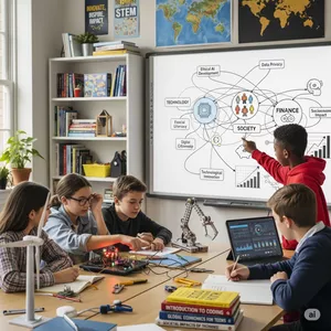 Imagen de portada para Curso online Transformando la Educación: Enfoque STEM/STEAM para Docentes