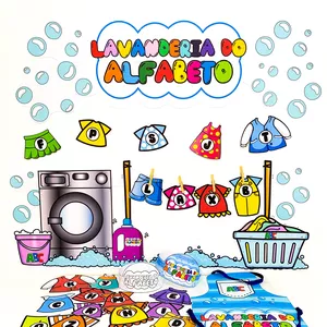 Imagem de capa para o Ebook Recurso Lúdico Lavanderia Do Alfabeto