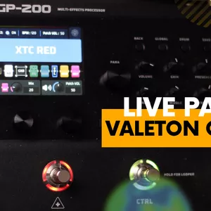 Imagem de capa para o Curso online LIVE PACK VALETON GP-200 