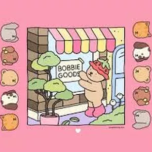 Imagem de capa para o Ebook Bobbie Goods: Novidade Digital – 127 Desenhos para Colorir, Receba na Hora! 