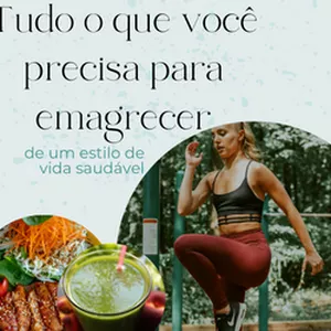 Imagem de capa para o Ebook Emagreça Saudável