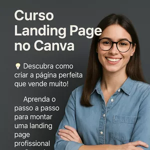 Imagem de capa para o Curso online 🎨 Curso Landing Page no Canva 💻🚀