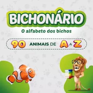 Imagem de capa para o Ebook Bichonário O Alfabeto dos Bichos